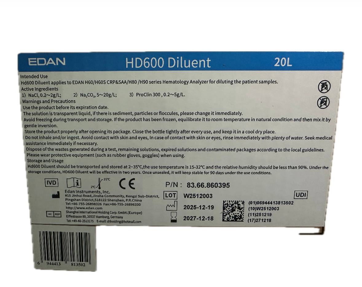 HD600 Ізотонічний розчин (20 л)